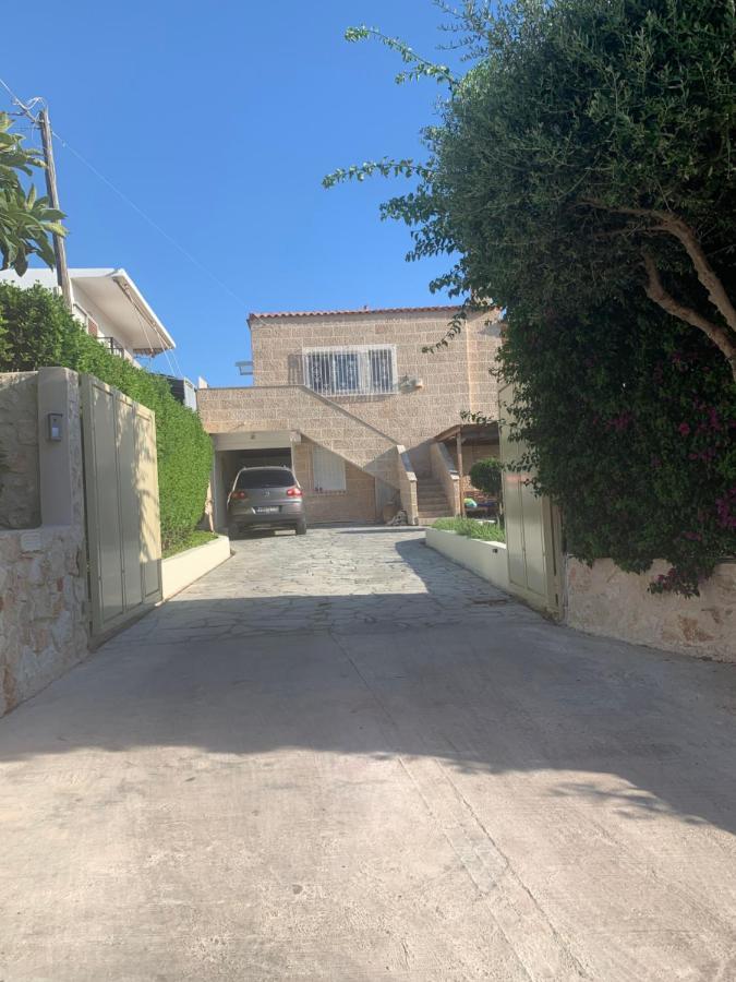 Villa Agia Marina 5M Walk To The Beach With Private Pool ภายนอก รูปภาพ