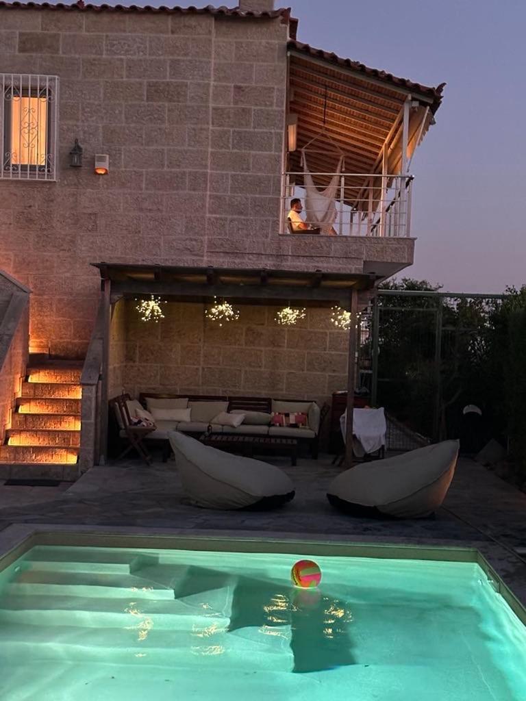 Villa Agia Marina 5M Walk To The Beach With Private Pool ภายนอก รูปภาพ